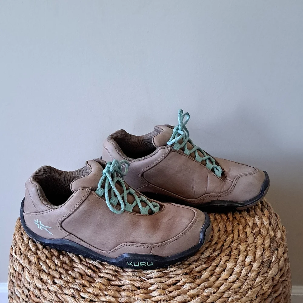 KURU Womens Chicane Tan Leather‎ Hiking/Outdoor/Garden/Activewear Sneakers S-8